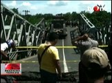 Jembatan Antar Provinsi Ambles Hingga 2 Meter