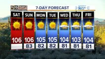 Sizzling hot Saturday and Sunday in the Valley