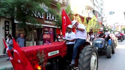 Bursa'da Uluslararası Zeytin festivali coşkusu havadan görüntülendi