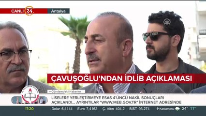 Dışişleri Bakanı Çavuşoğlu konuşma yapıyor