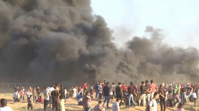 نوارغزه؛ کشته شدن یک نوجوان فلسطینی درجریان تظاهرات