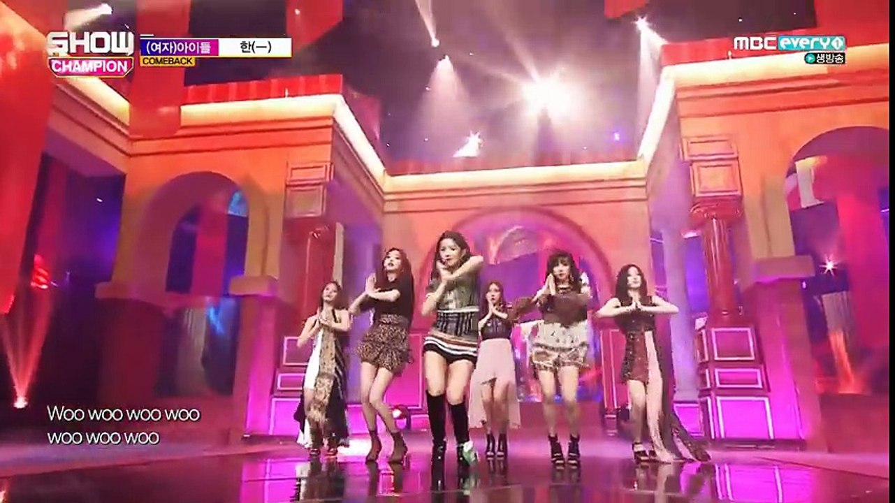 (여자)아이들((G)I-DLE) - 한(一)(HANN(Alone)) 교차편집(stage mix)