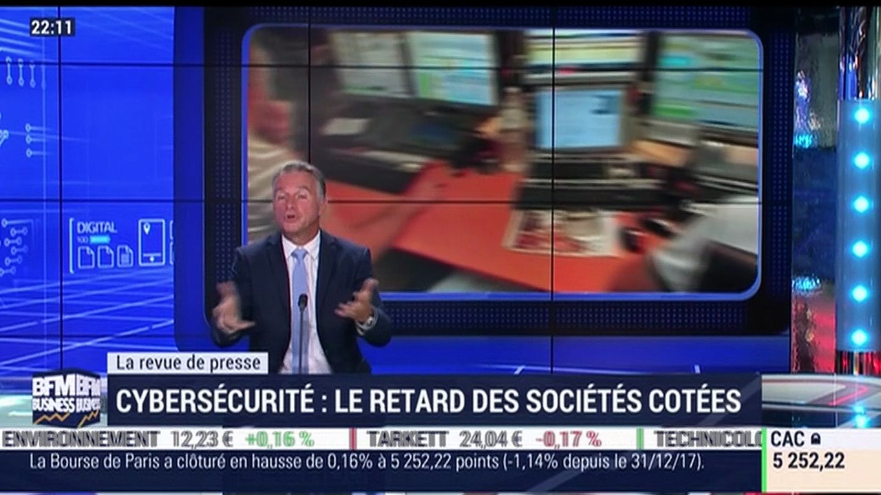 L'actualité IT: le retard des sociétés cotées en terme de cybersécurité - 07/09