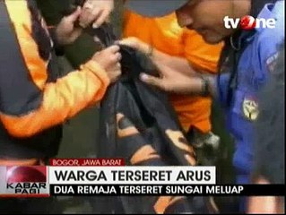 Dua Remaja di Bogor Hanyut Terseret Arus Sungai