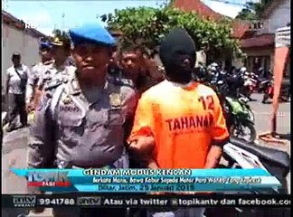Bermulut Manis, Pria Bawa Kabur Motor Para Wanita