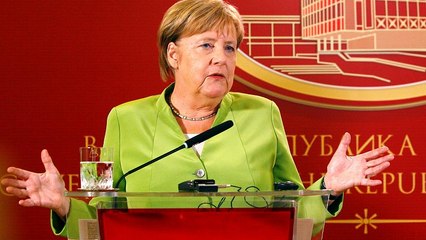 Angela Merkel wirbt in Mazedonien für Namensänderung