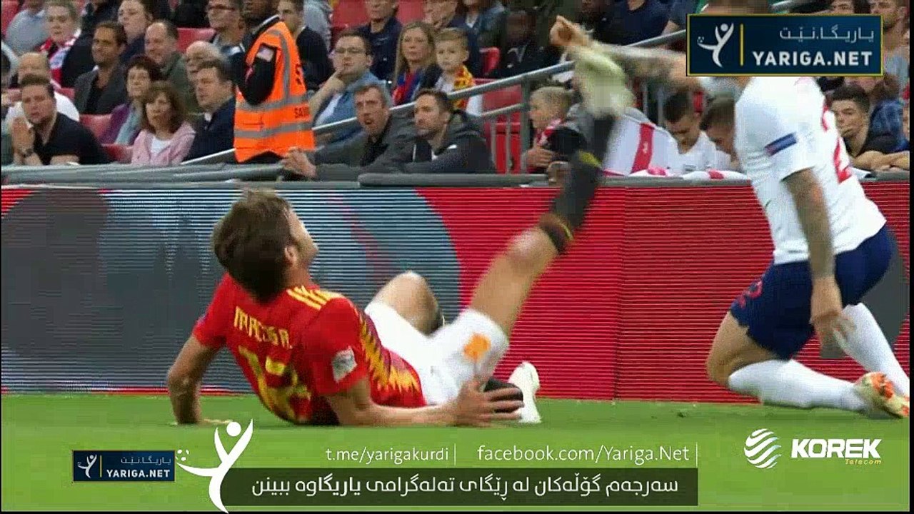 England 1 - 2	 Spain
