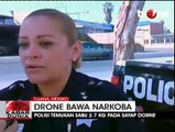 Drone Pembawa Sabu Jatuh di Tempat Parkir