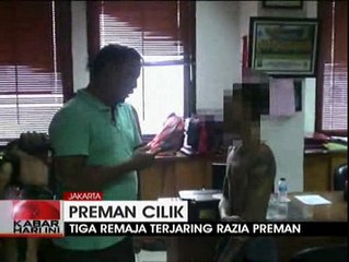 Tiga Preman Cilik Terjaring Razia Polisi