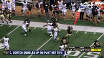 Wake Forest WR Greg Dortch's 2 Punt Return TDs vs. Towson