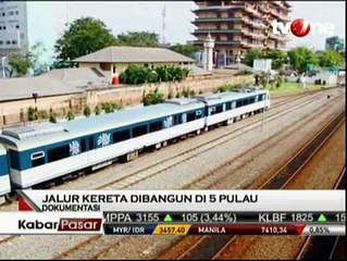 Pemerintah Siap Bangun Jalur Kereta Api di 5 Pulau Besar
