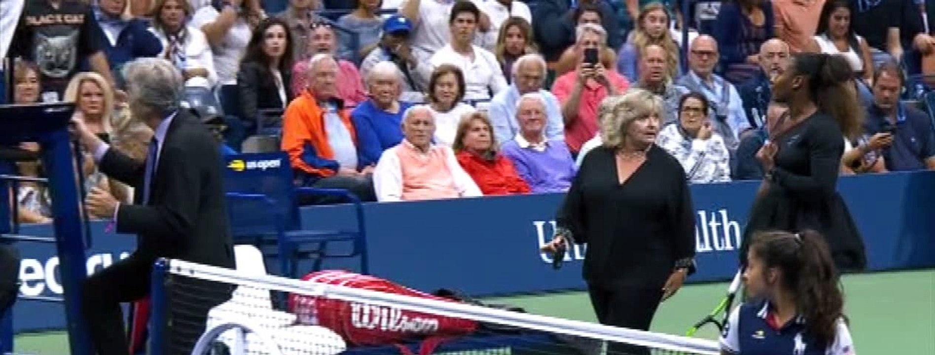 Serena Williams Crying after fight with Carlos Ramos