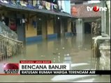 Sungai Cigado Meluap, Ratusan Rumah Terendam Banjir