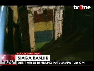 Bogor Hujan Deras, Pintu Air Bendung Katulampa Siaga 3