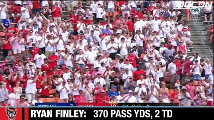 NC State QB Ryan Finley Surgical In Win vs. Georgia State