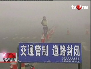 Kabut Tebal Ganggu Transportasi di Sichuan