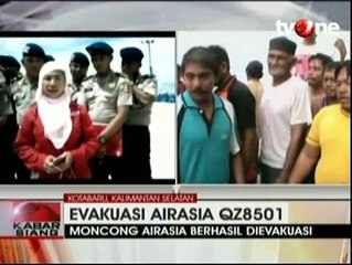 Polres Kotabaru Serahkan Moncong AirAsia ke Basarnas