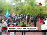 Demo Ratusan Mahasiswa Berujung Ricuh