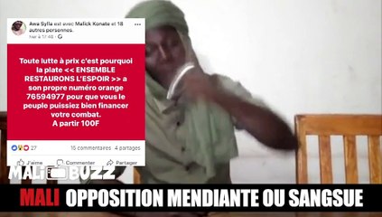 Opposition politique #malienne - Sangsue ou Mendiante, une chronique de MÈLÈKÈ DJIBRIL
