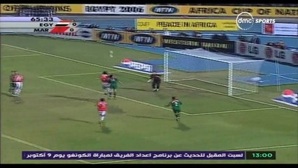 الشوط الثاني مباراة مصر و المغرب 0-0  كاس افريقيا 2006