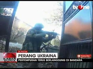 Pertempuran Sengit di Bandara Internasional Donetsk Ukraina