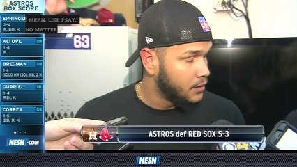 NESN Sports Today: Red Sox Players React To 5-3 Loss To Astros