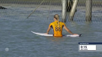 Adrénaline - Surf : Stephanie Gilmore with a 6.5 Wave from Surf Ranch Pro, Women's Championship Tour - Qualifying Round