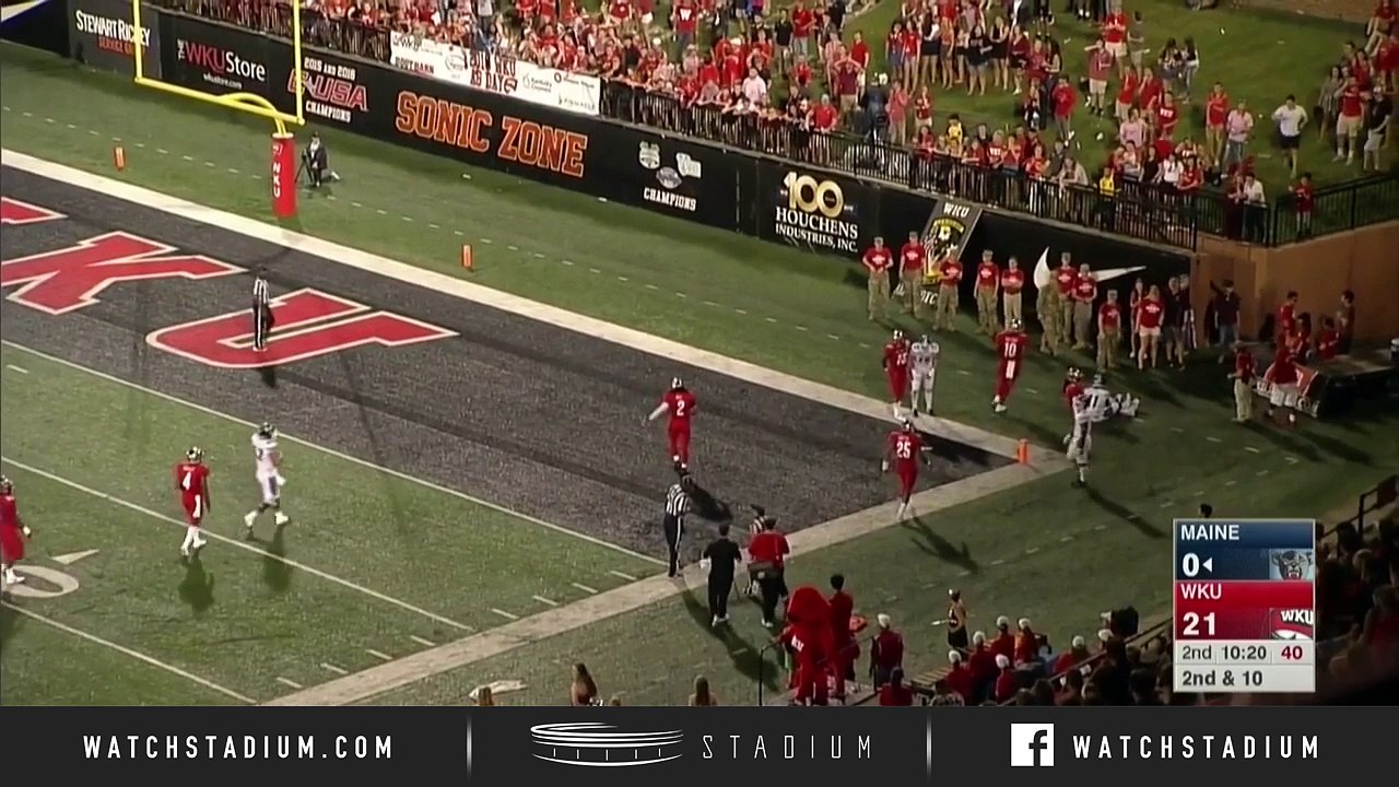 Maine vs Western Kentucky Football Highlights (2018)