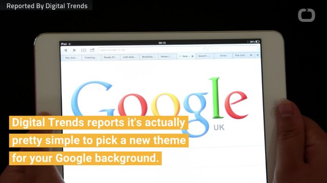 Jazz Up Your Plain Google Background With Just A Few Clicks