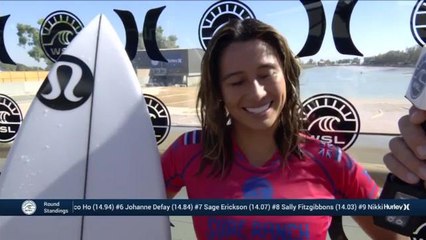 Adrénaline - Surf : Silvana Lima with a 4.23 Wave from Surf Ranch Pro, Women's Championship Tour - Qualifying Round