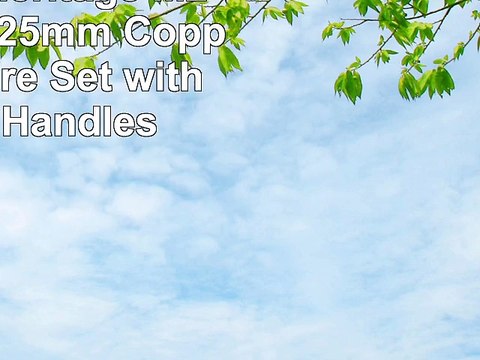 Mauviel Mheritage M250B 9piece 25mm Copper Cookware Set with Bronze Handles