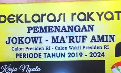 Relawan Partai Golkar Deklarasikan Dukung Jokowi-Ma'ruf