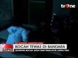 Terjatuh dari Lantai 3 Bandara Kualanamu, Balita Tewas