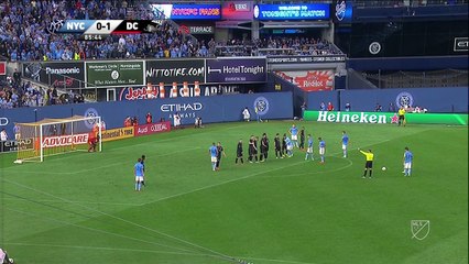 David Villa Fantastic Free Kick Goal vs DC United (1-1)