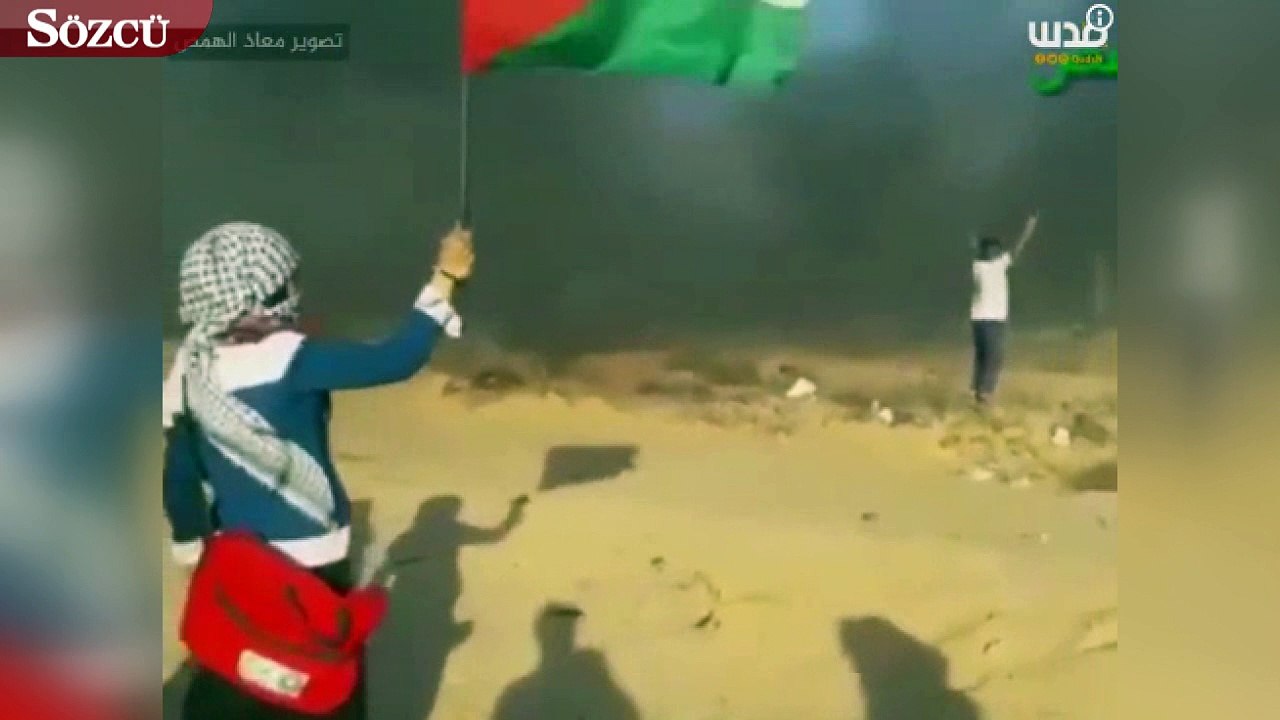 İsrail askerinden vahşet:  El sallayan çocuğu vurdular