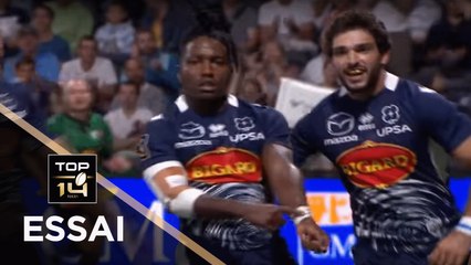 TOP 14 - Essai Nicolas METGE (SUA) - Racing 92 - Agen - J3 - Saison 2018/2019