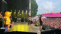 Singing Wolves Of The Sea with Alestorm at Fortarock. Wonderful seeing these lads again, and great fun we had! :-)