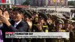 No ICBMs displayed at military parade celebrating N. Korea's 70th birthday