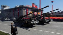 North Korea  holds military parade without ballistic missiles