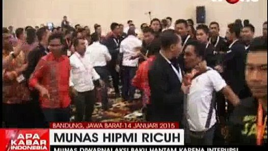 Munas HIPMI Diwarnai Aksi Baku Hantam - video Dailymotion