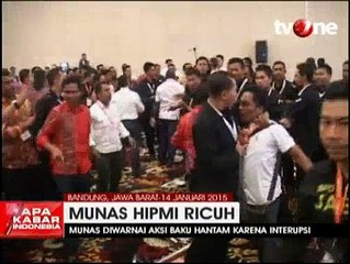 Munas HIPMI Diwarnai Aksi Baku Hantam