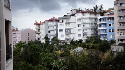 Giresun’da çıkan hortum vatandaşlar tarafından görüntülendi
