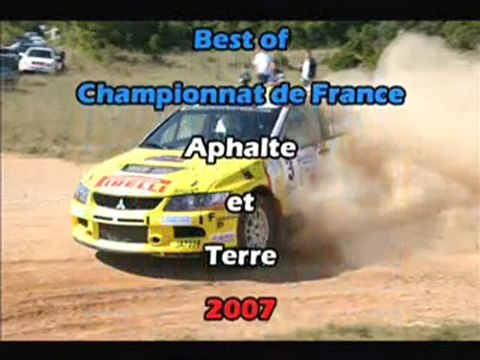 Best-of Chpt de France des rallyes asphalte et terre 2007