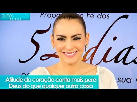 Atitude do coração conta mais para Deus do que qualquer outra coisa - Bispa Cléo