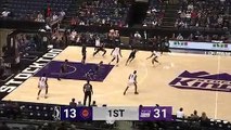 Taren Sullivan Throws Down A Huge Alley-Oop Slam For The Stockton Kings