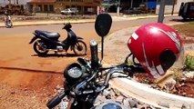 Colisão entre motos deixa duas pessoas feridas na Av. Tancredo Neves