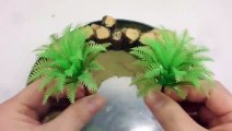 DIY How To Make 'Kinetic Sand Slime Clay Snake in Swamp' Learn Colors Clay Surprise Toys Icecream