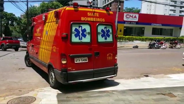 Trabalhador sofre queda de oito metros de altura