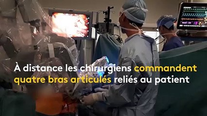Des "robots chrirugiens" pour opérer à distance à l'hôpital Georges Pompidou de Paris