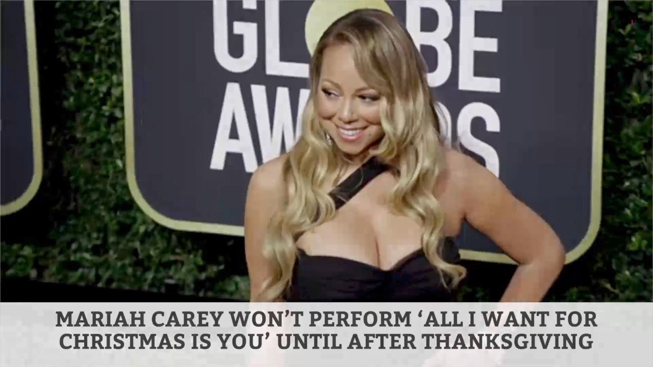 Mariah Carey Has A Thanksgiving Singing Rule